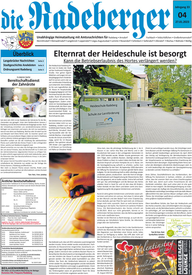 Jobs Für 12 Jährige Zeitung Austragen die Radeberger Heimatzeitung - 2023